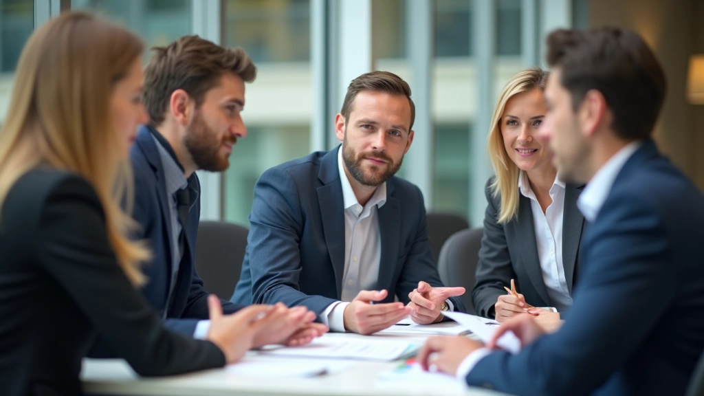 Team bei Besprechung