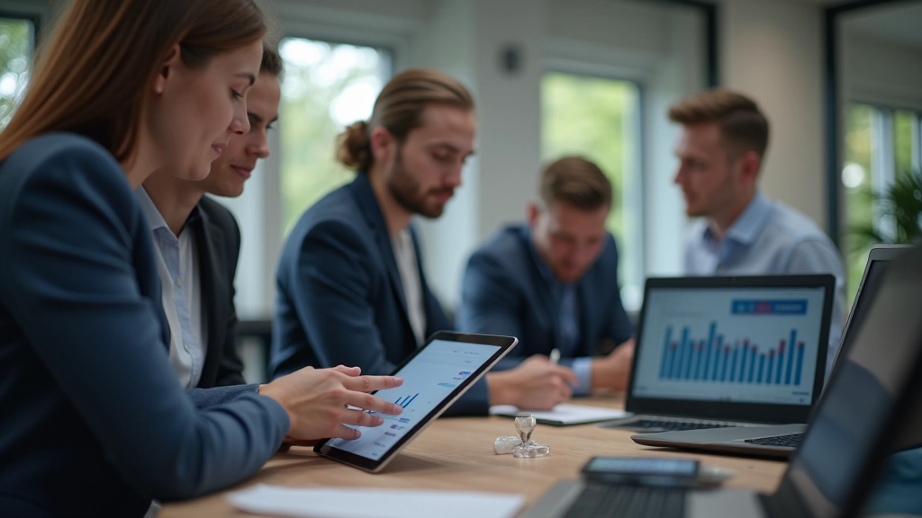 Team analyzing service price data